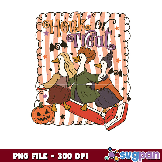 Funny honk or treat png, halloween candy​ png, halloween design png