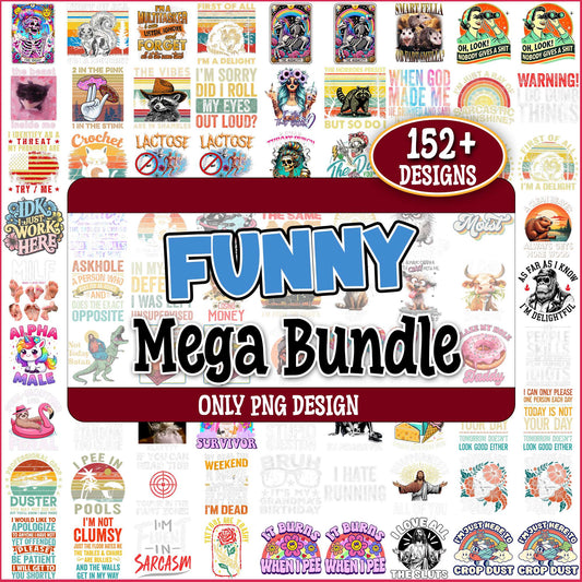 Funny quotes png bundle