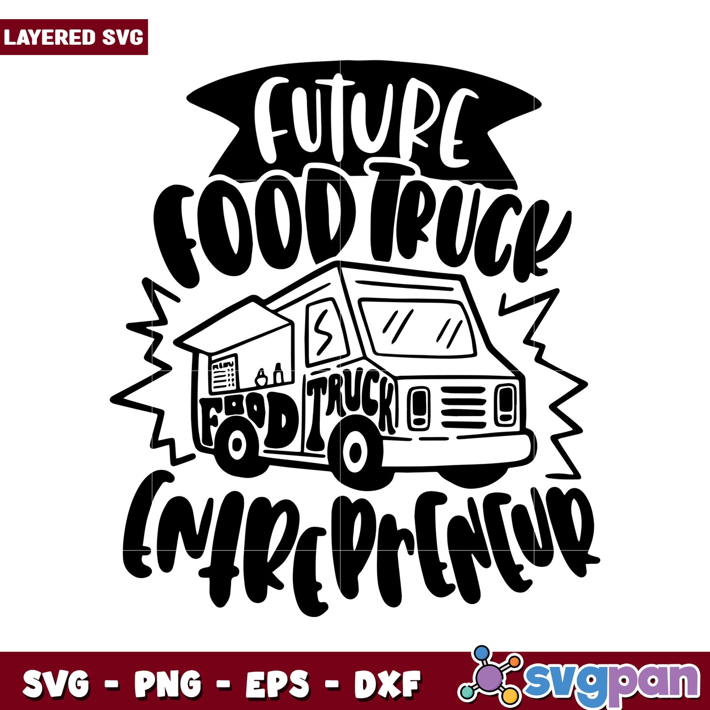 Future Food Truck Entrepreneur Design, perfect for business ideas