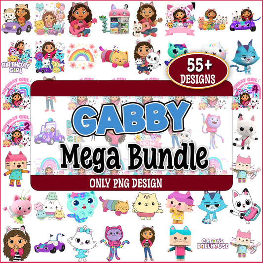 Gabby cute design png bundle
