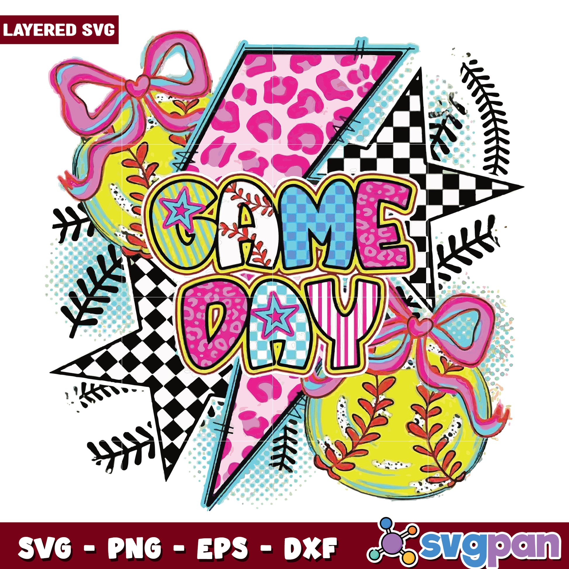 Game day creative design svg, sports day svg, baseball svg (2)