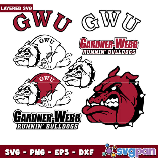 Gardner Webb Bulldogs SVG Bundle