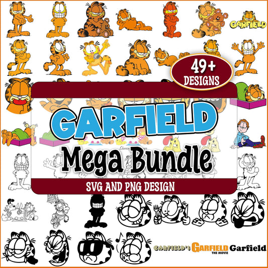 Garfield svg bundle