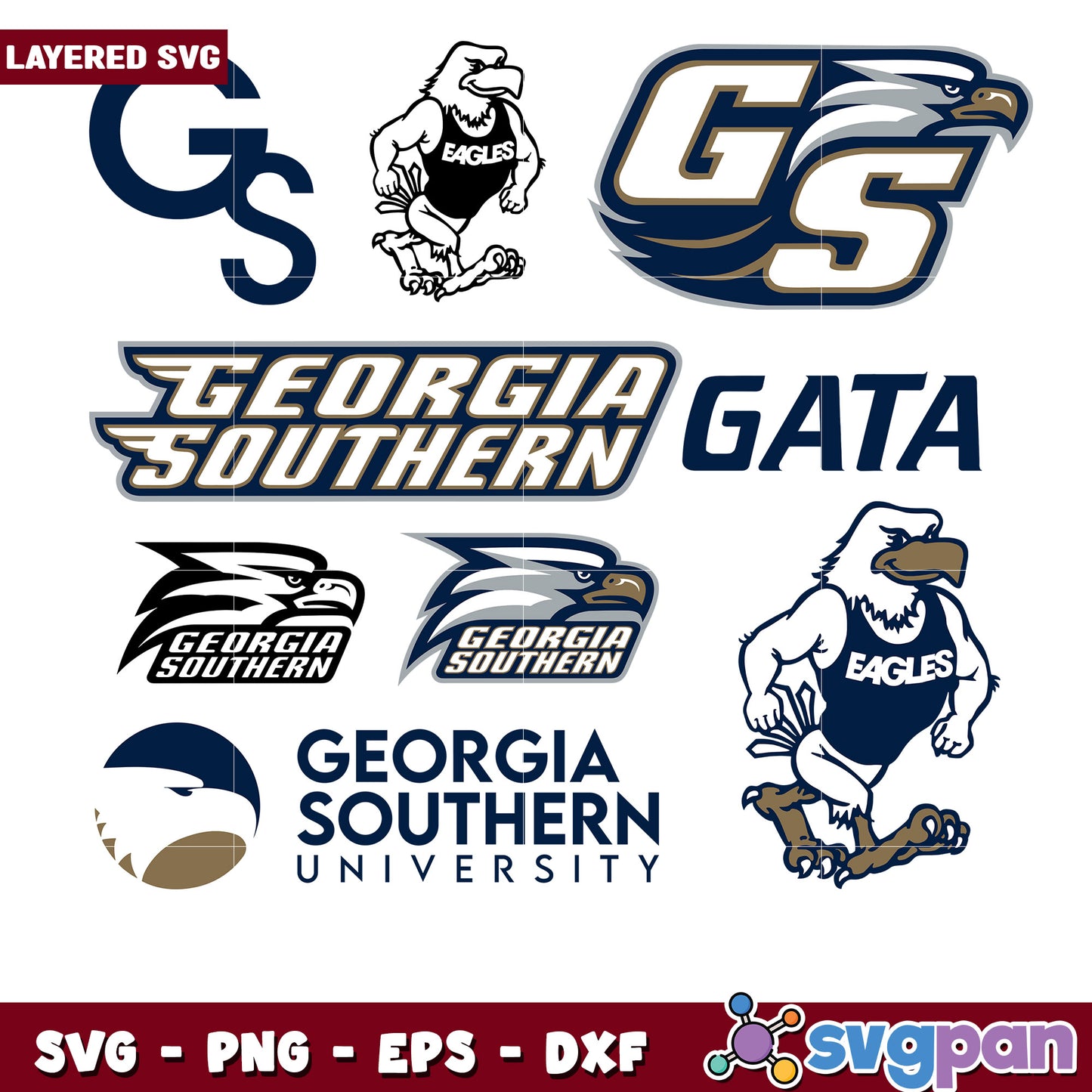 Georgia Southern University SVG Bundle Collection