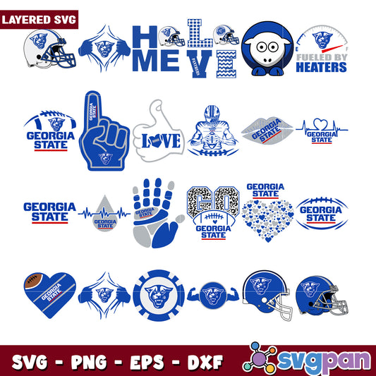 Georgia State Panthers SVG Bundle for Crafts Design