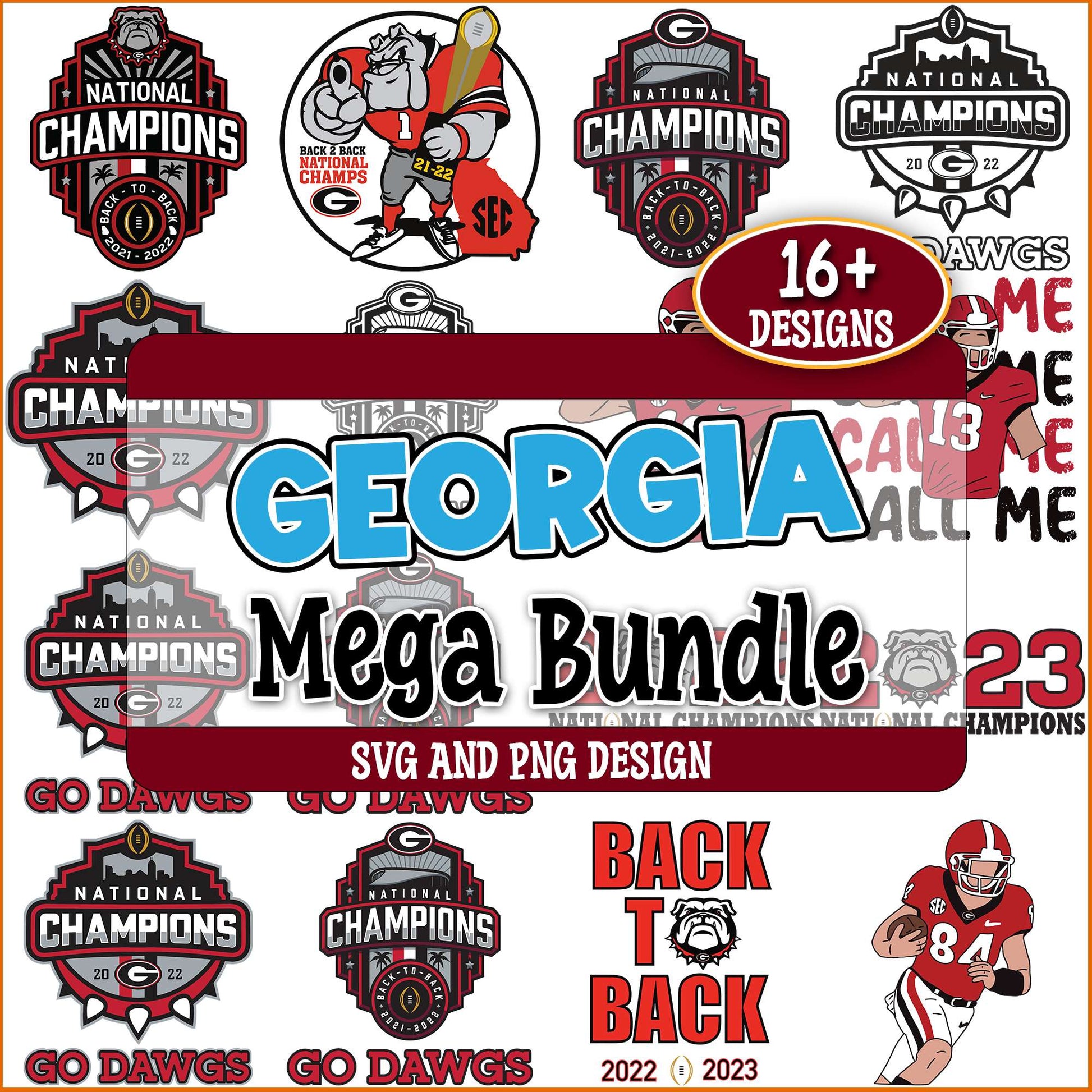 Georgia football svg bundle