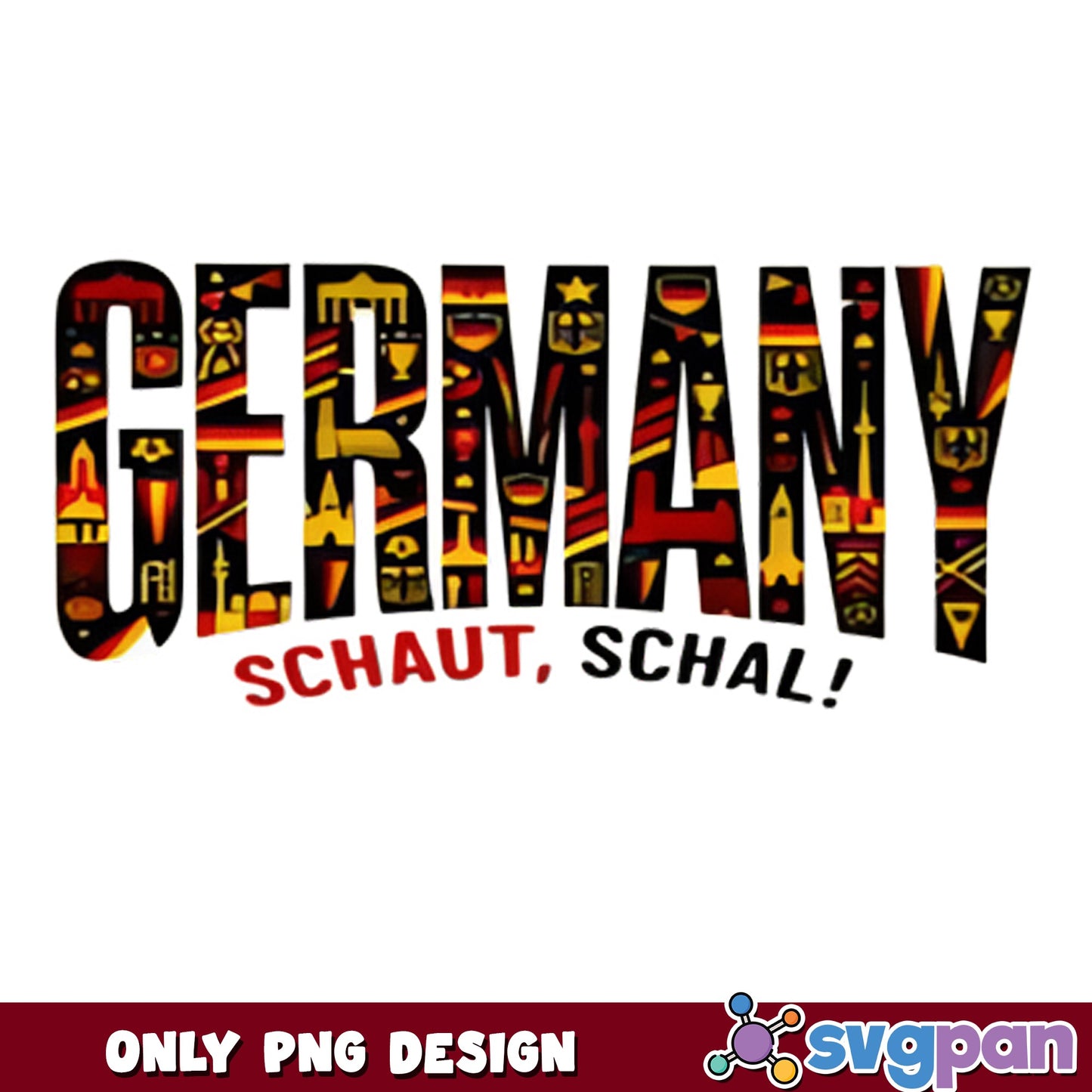 Germany Schaut Schal PNG, German Flag Design PNG, Soccer PNG