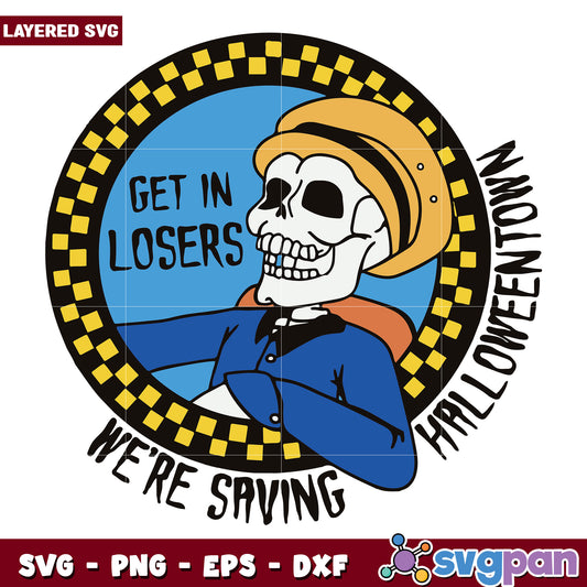 Get in loser we re saving Halloweentown svg, halloween decorations svg, halloween cartoons svg