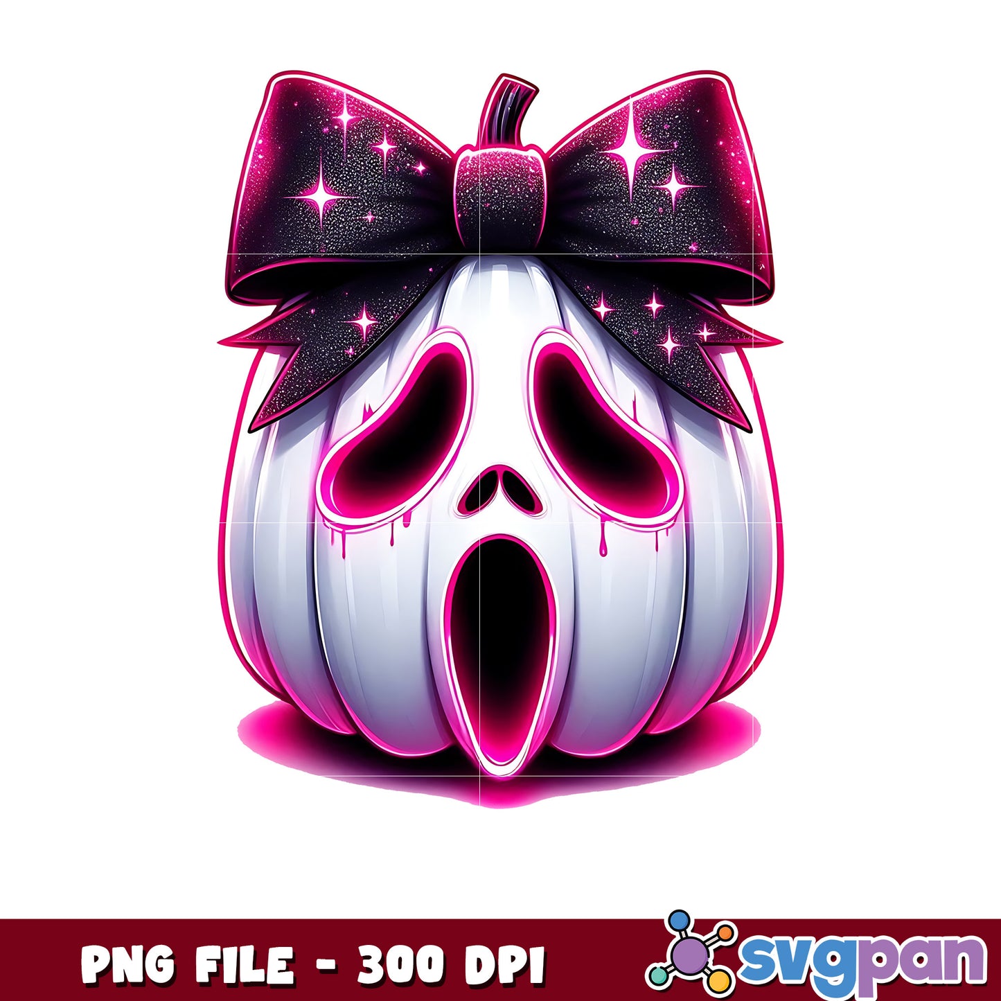 Ghost face png, halloween design png, halloween pumpkin​ ​​png