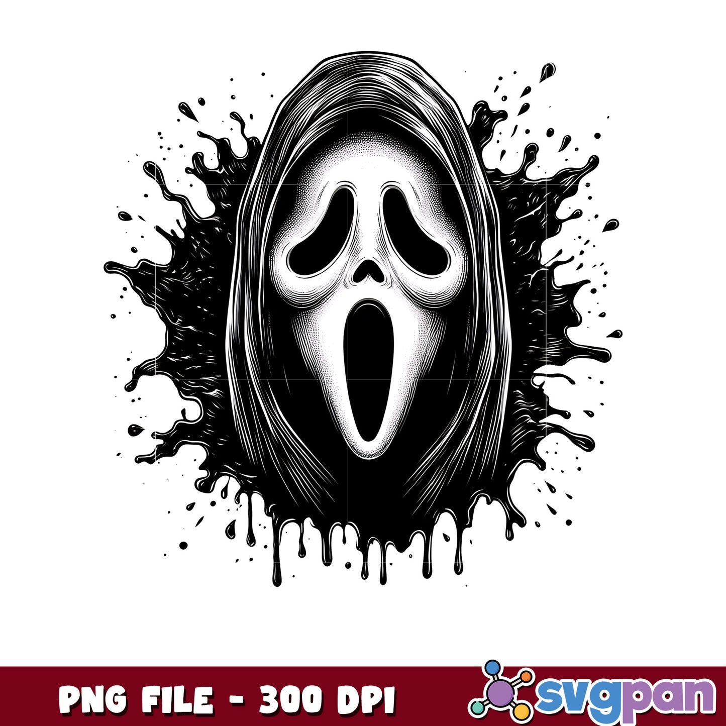 Ghost face png, horror movie characters png, halloween movies png