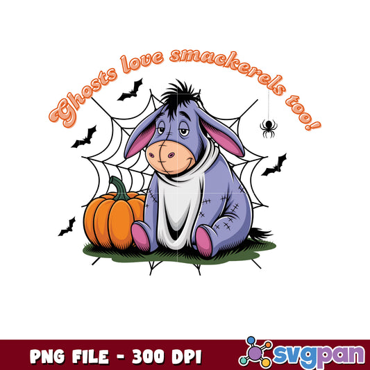 Ghots love snackerels too png, halloween decorations png, halloween costumes png