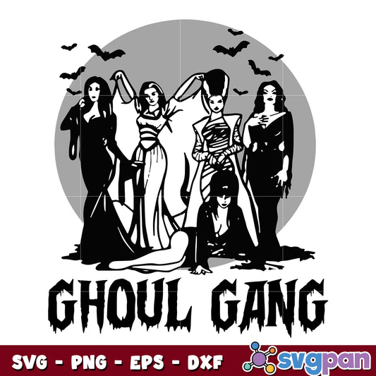 Ghoul Gang Squad Halloween svg