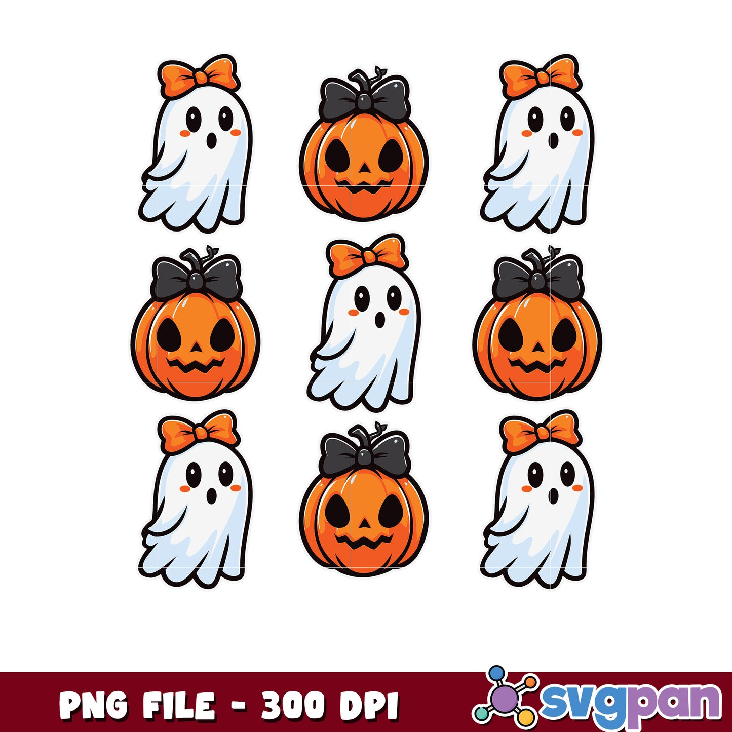 Ghoul and pumpkin png, halloween ghoul​​ png, cute ghost png