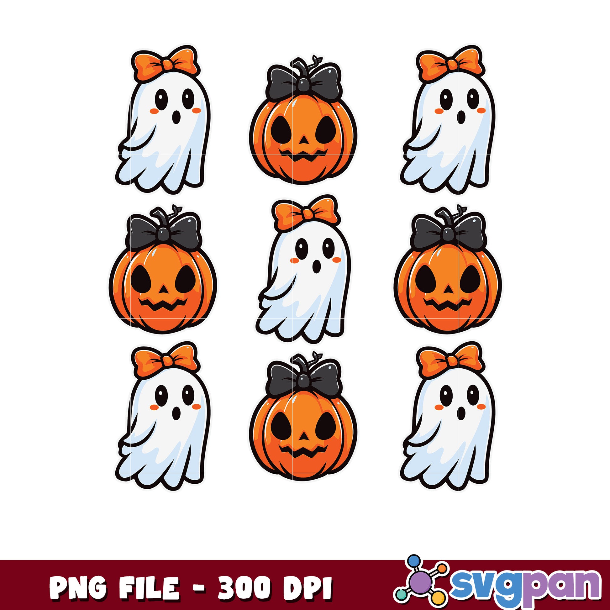 Ghoul and pumpkin png, halloween ghoul​​ png, cute ghost png