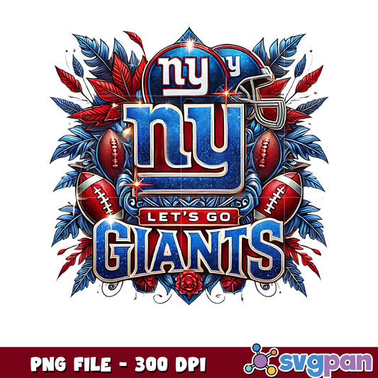 Giants let's go png, nfl teams png, national football league png