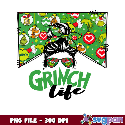 Girl grinch life png, grinch smile​​ png, grinch head ​png