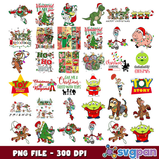Give me a christmas filled with toys png bundle