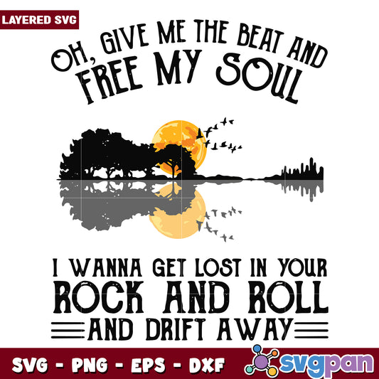 Give me the beat and free my soul svg, halloween decorations svg, halloween cartoons svg