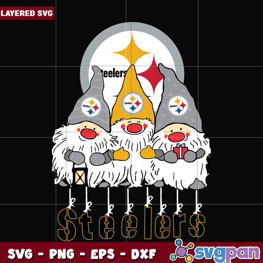 Gnomes Pittsburgh Steelers svg, nfl scores svg, football steelers svg