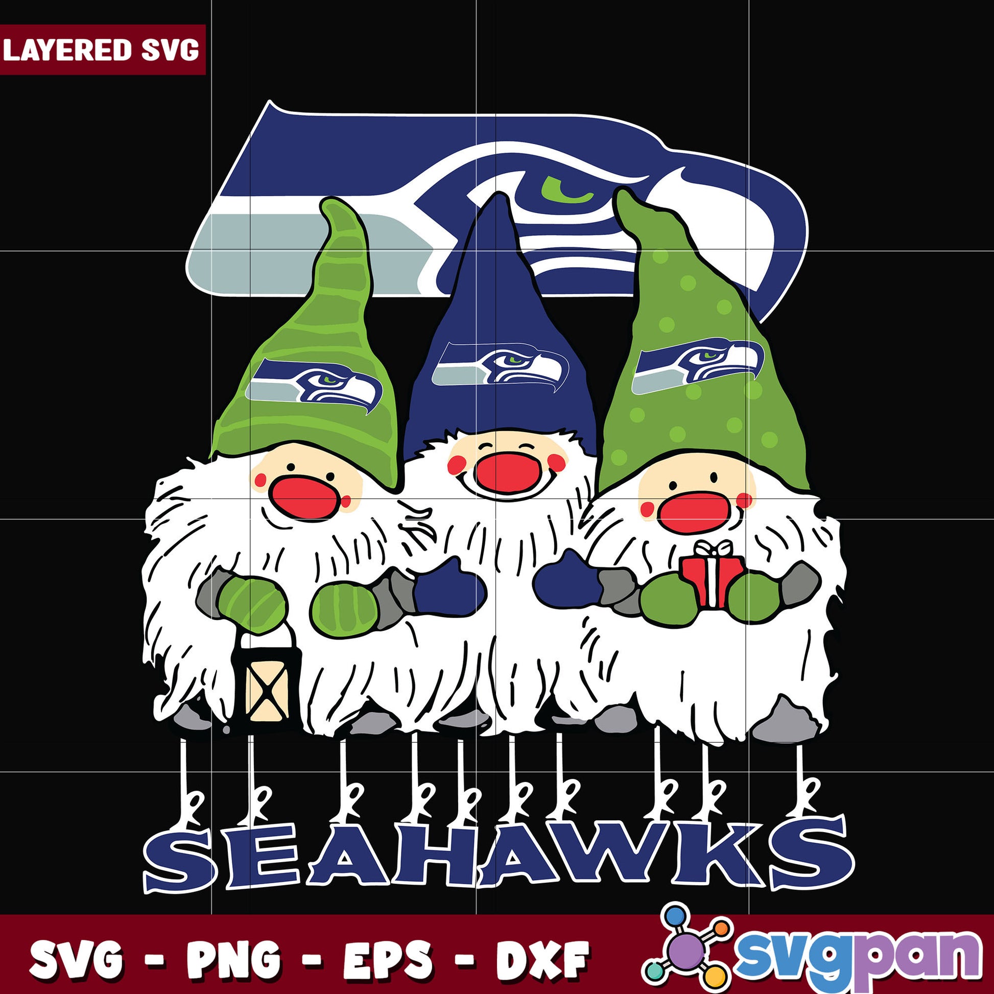 Gnomes Seattle Seahawks svg, nfl scores svg, football seahawks svg