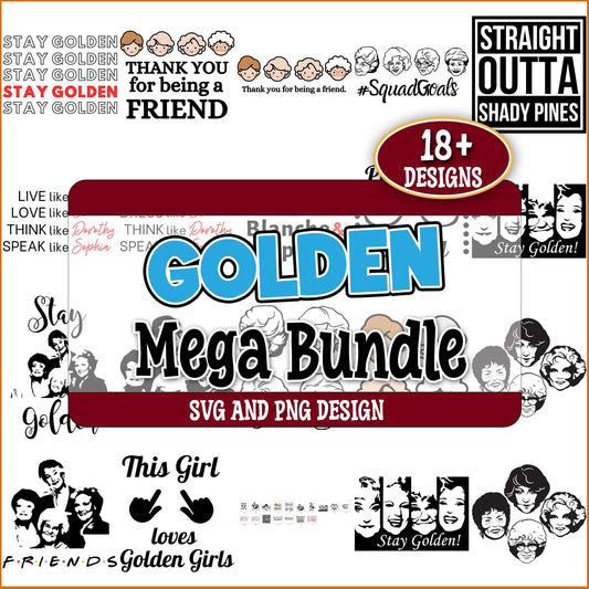 Golden girls svg bundle