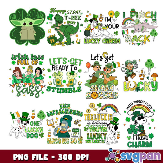 Good luck charm png bundle