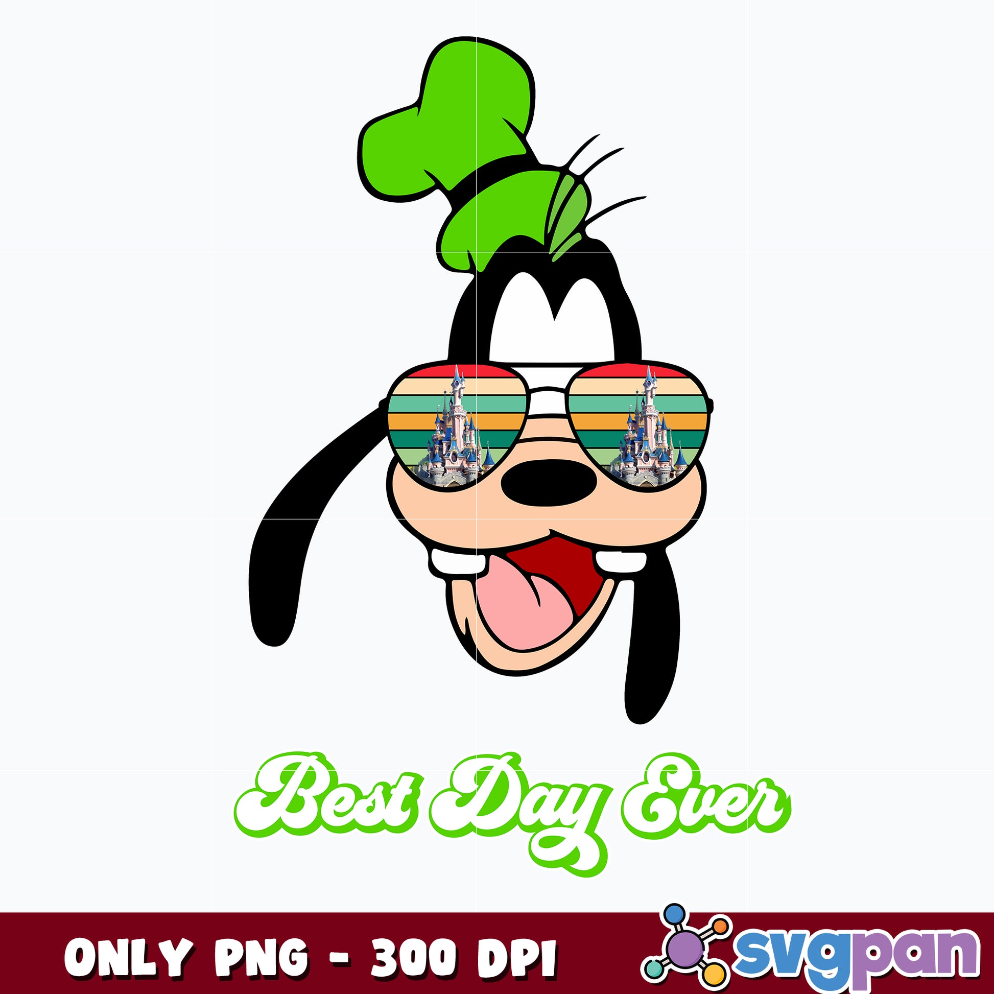 Goofy Png, Best Day Ever Png