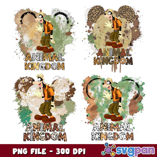 Goofy Animal Kingdom PNG Bundle