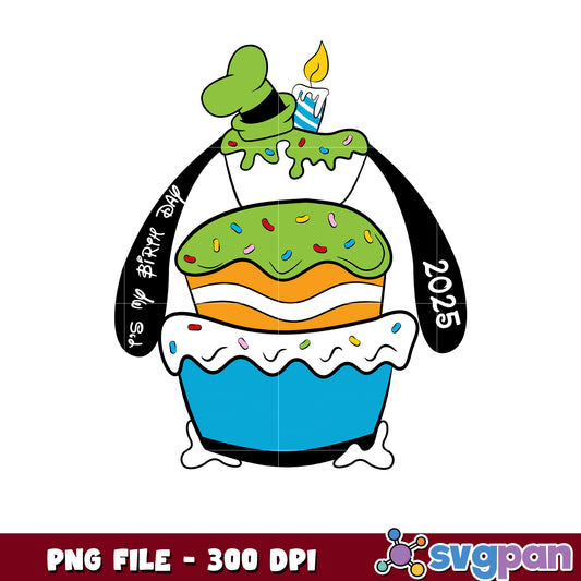 Goofy Birthday Cake PNG 2025 300 DPI