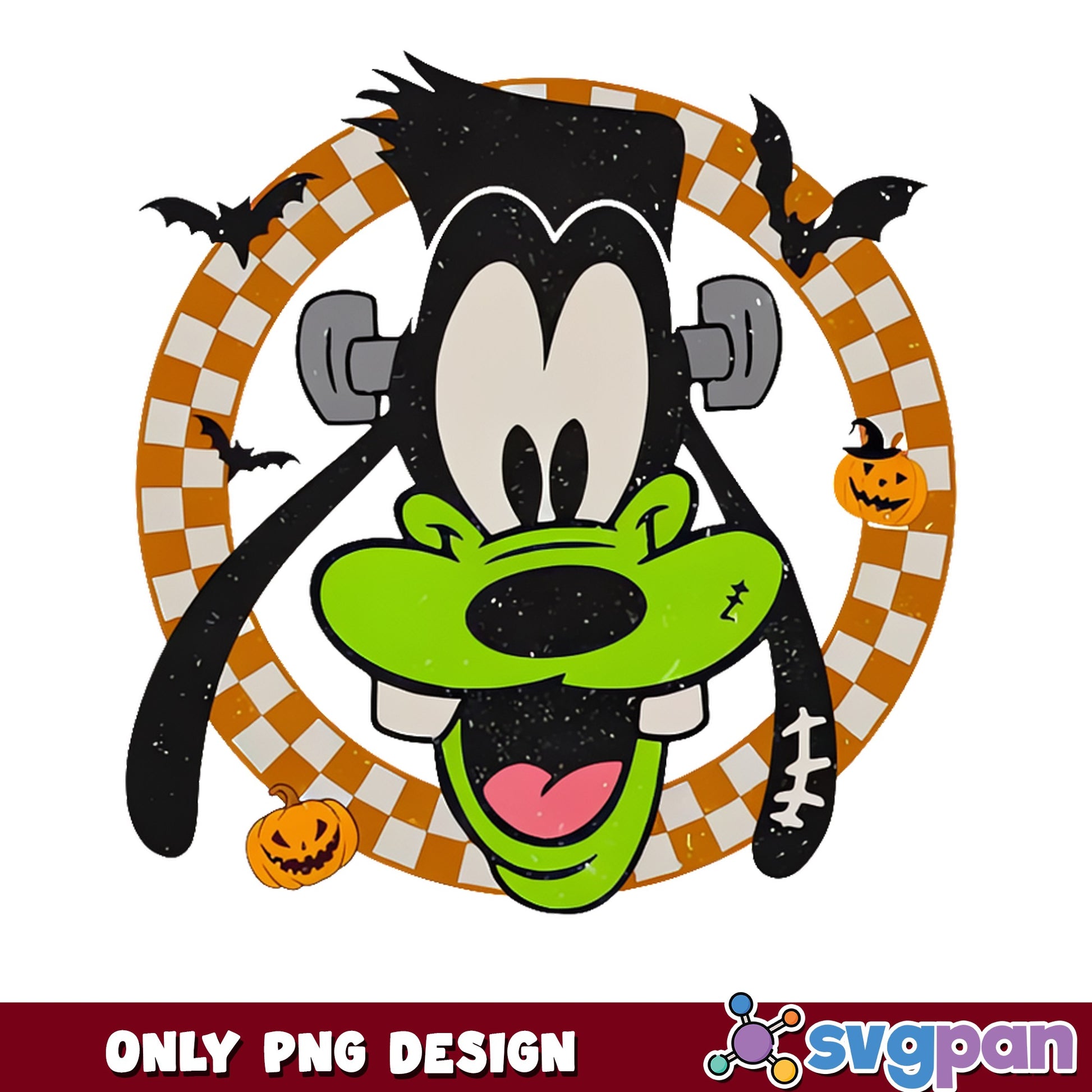 Goofy Halloween Frankenstein PNG, Disney Halloween PNG, Spooky PNG