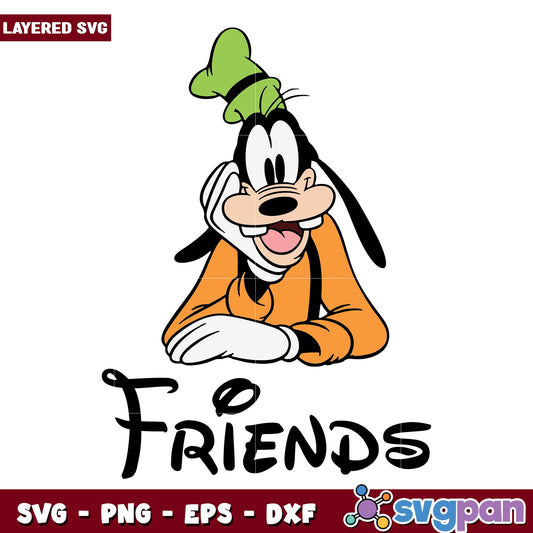 Goofy friends Cartoon Characters svg, Disney characters svg, Digital Download