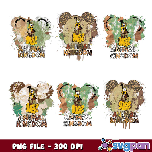 Goofy dog animal kingdom png bundle
