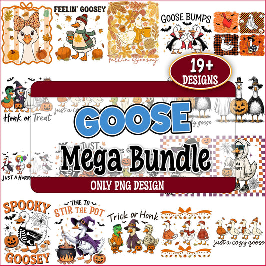Goose halloween 2025 png bundle