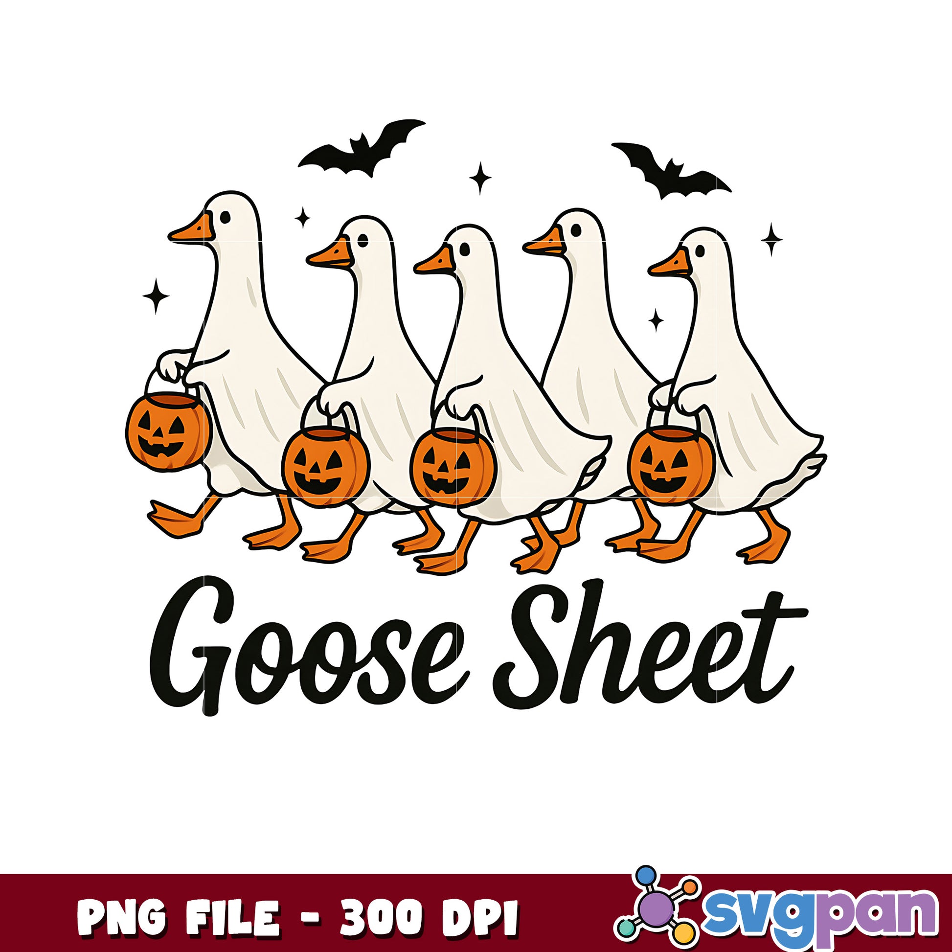 Goose sheet png, halloween costume png, halloween quotes png