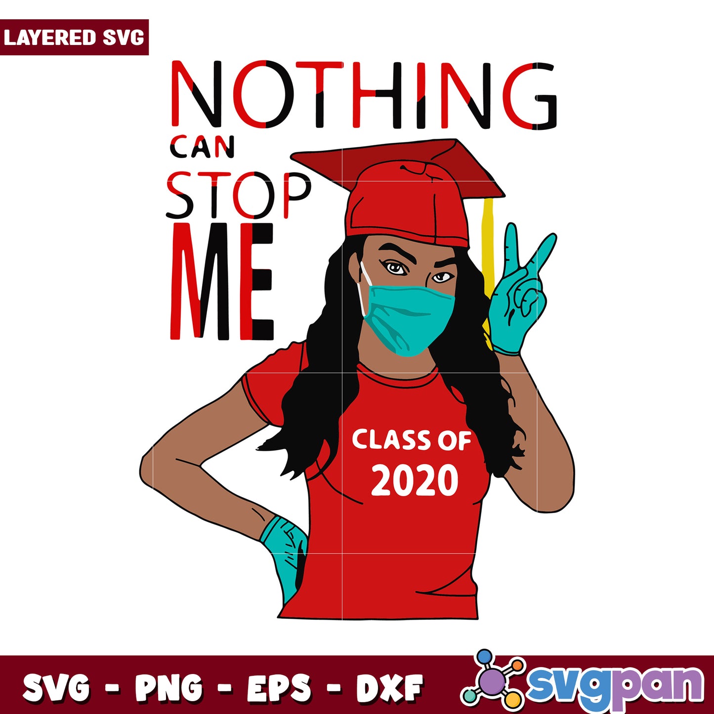 Graduation SVG design featuring strong message, perfect for celebrations