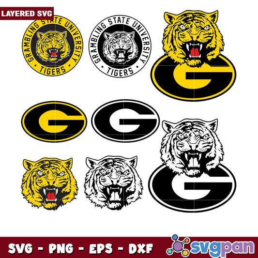 Grambling State Tigers SVG Bundle