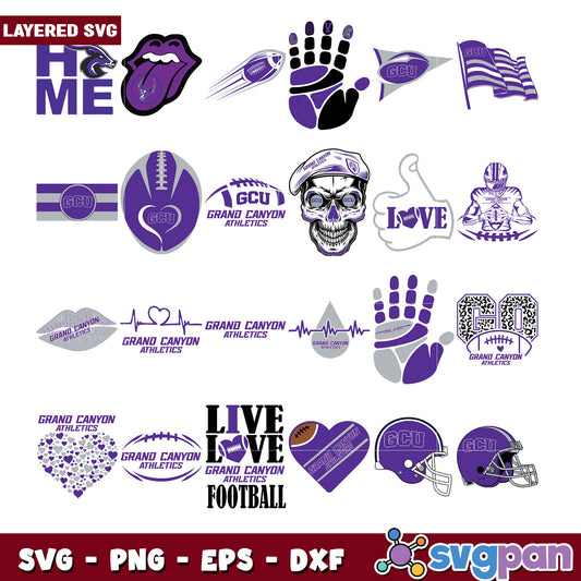 Grand Canyon Athletics SVG Bundle