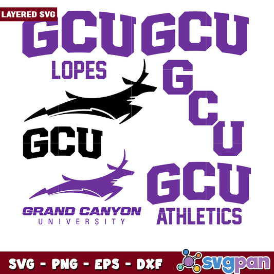 Grand Canyon University GCU SVG Bundle