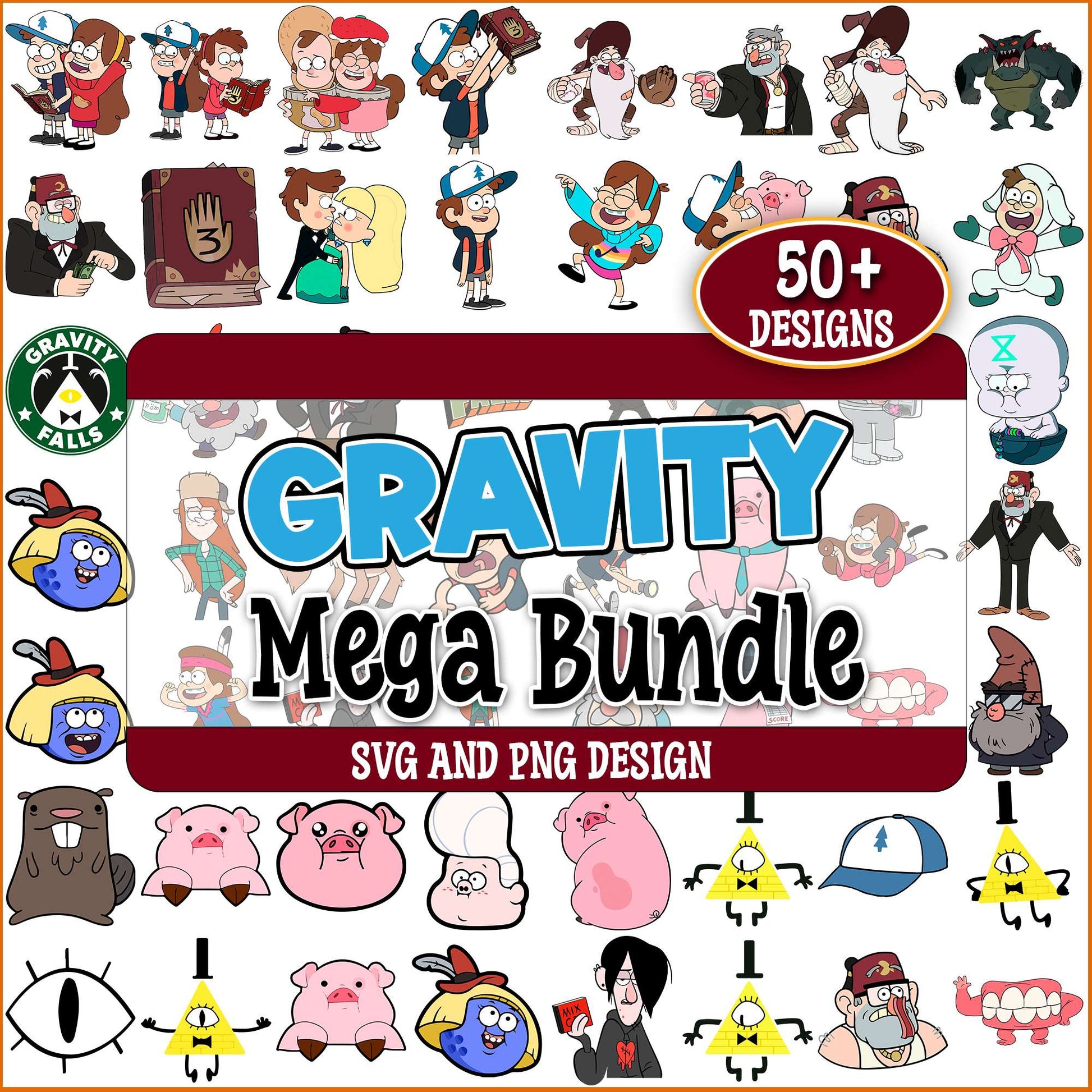 Gravity falls svg bundle