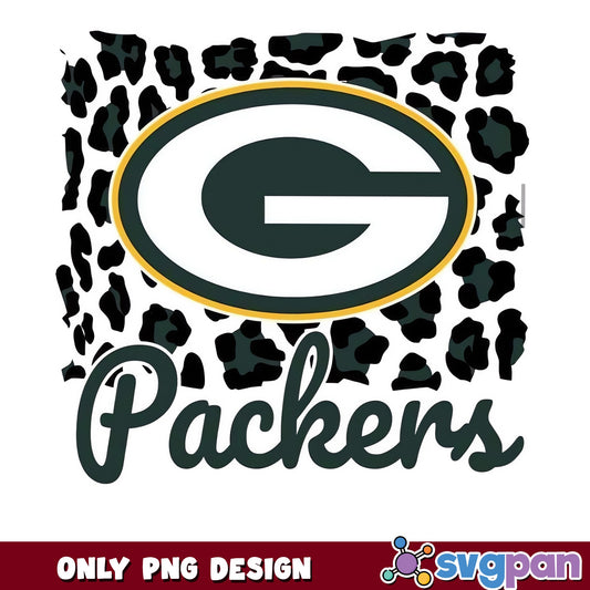 Green Bay Packers Leopard PNG, Packers Football PNG, NFL PNG