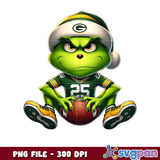 Green bay packers funny grinch png, nfl mvp png, grinch packers png