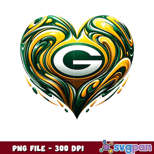 Green bay packers heart png, nfl reddit​ png, nfl network​ png