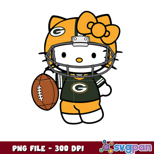 Green bay packers png, nfl jack skellington png, hello kitty png
