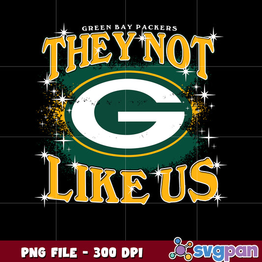Green bay packers team logo they not like us png, packers nfl png, nfl games png