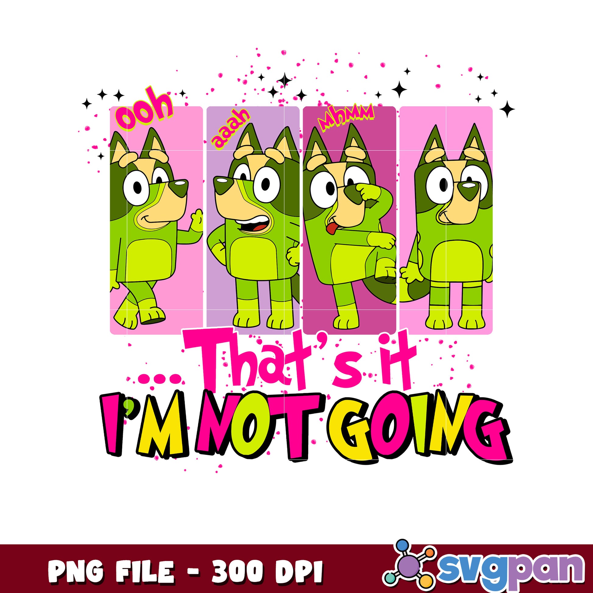 Green bluey png, bluey christmas png, merry christmas png