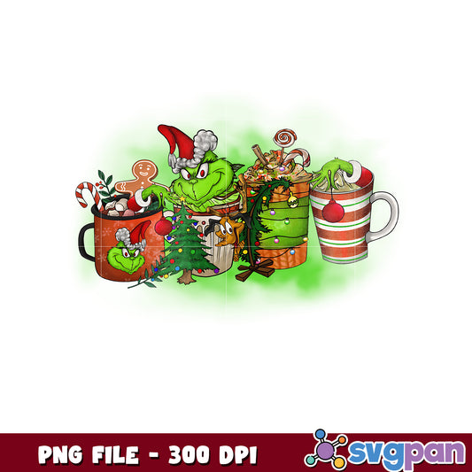 Green grinch design png, the grinch​ png, funny grinch png
