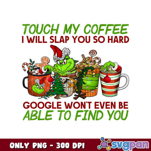 Grinch Coffee drink christmas png