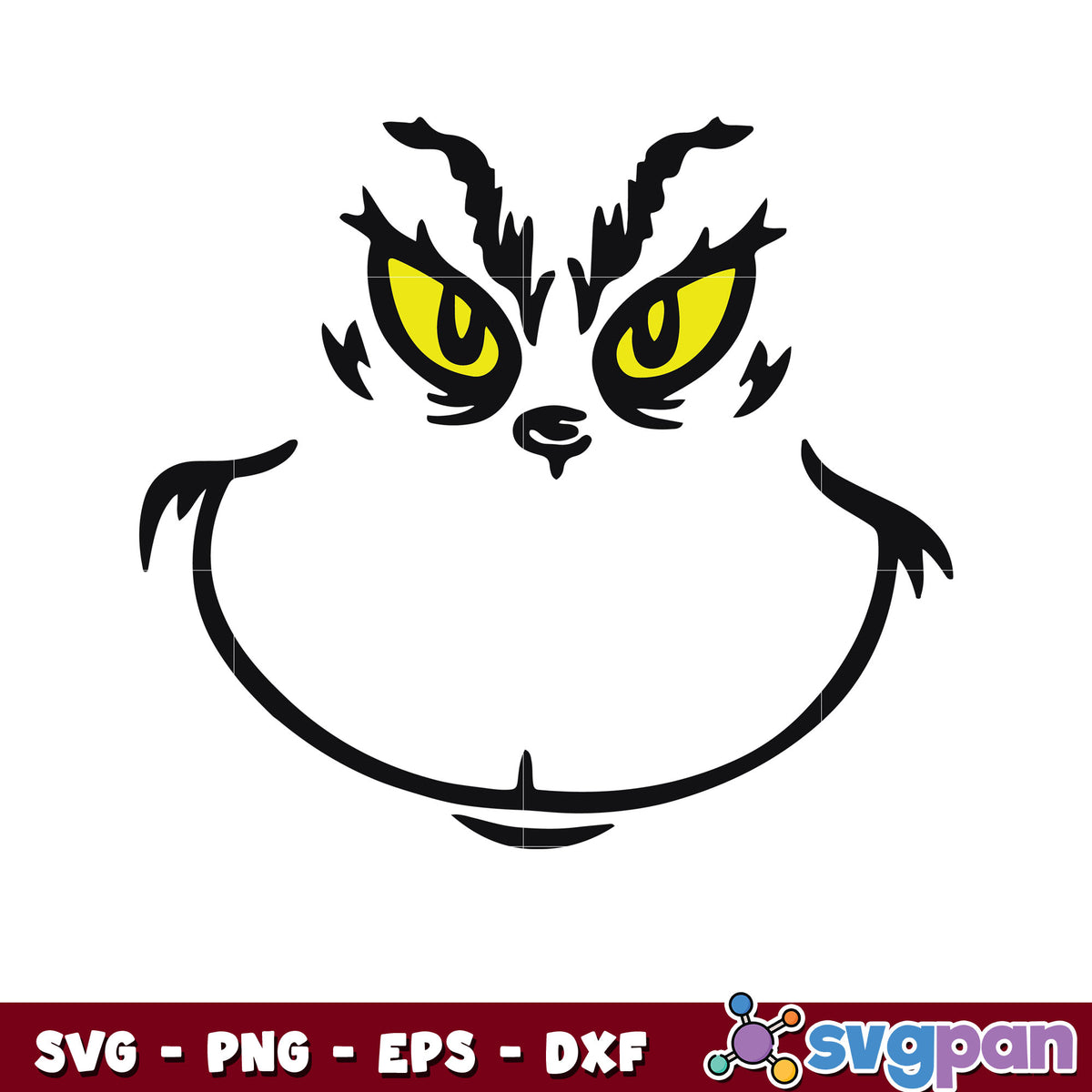 Grinch Face Funny Grinchmas Era svg