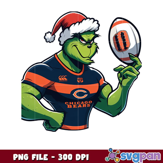 Grinch chicago bears png, nfl games today, american football games png