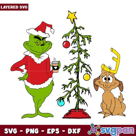 Grinch christmas svg, christmas svg, grinch svg
